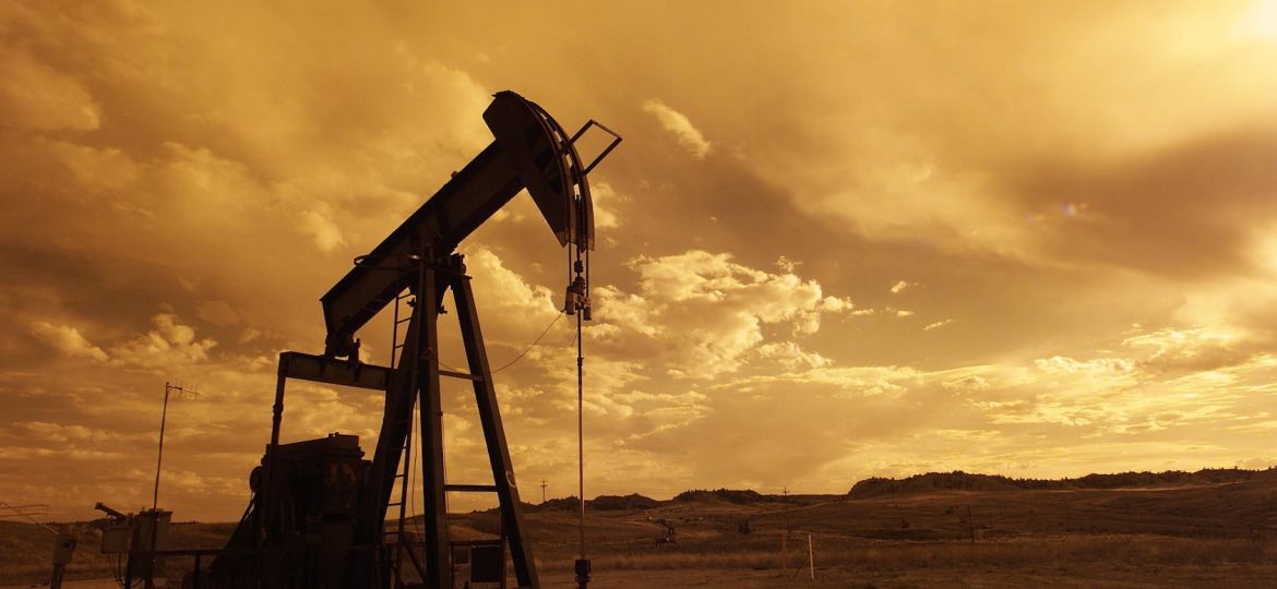 industrial machine during golden hour