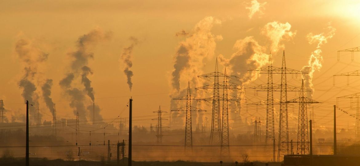 electric towers during golden hour